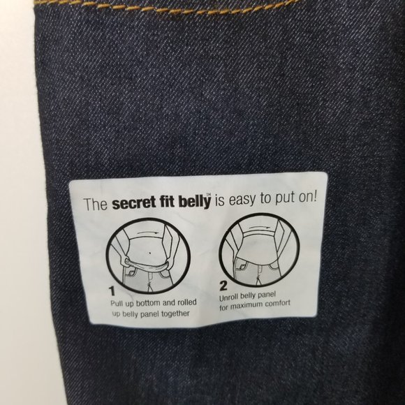 A Pea In The Pod X Mavi Secret Fit Belly Denim Jeans Pants WL L32 -new - Picture 3 of 15